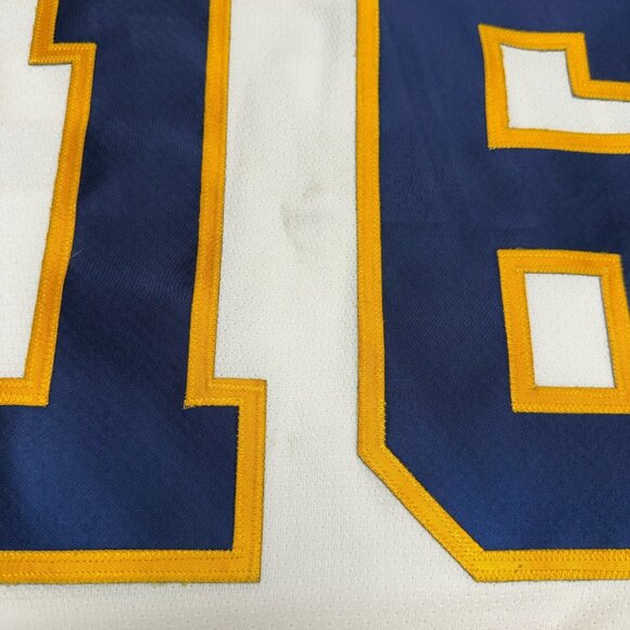 Charlestown Chiefs Hockey Jersey Mens XXL 28.5x32 White Madbros Hanson #16 - Picture 5 of 10